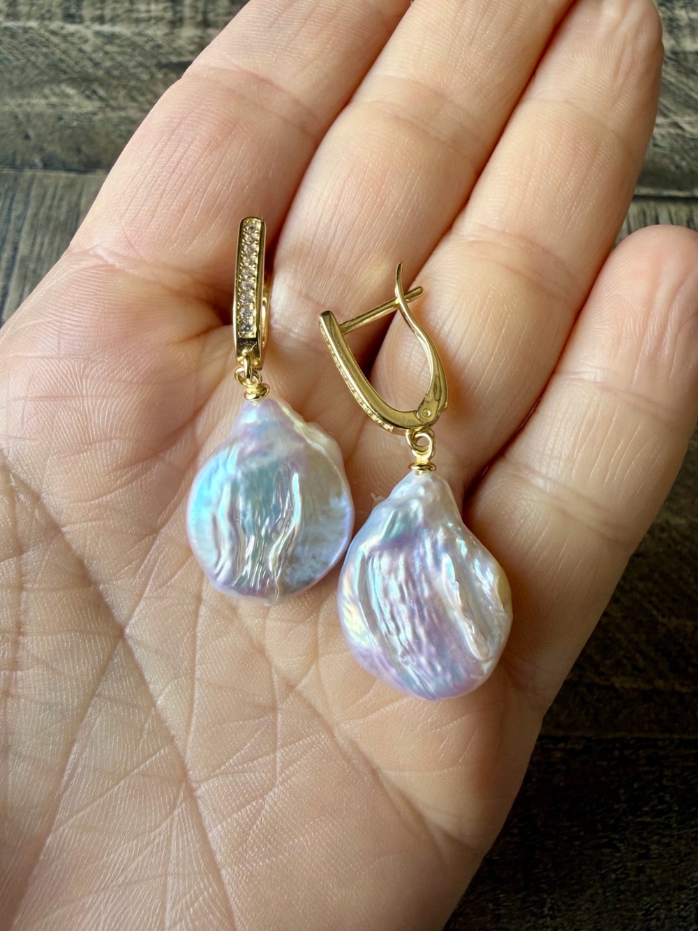 NWT Iris & Lily Sterling Silver & Freshwater Pearl Earrings